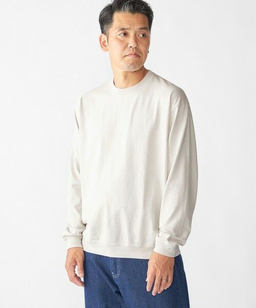 SHIPS / シップス Tシャツ | SHIPS: AUTHENTIC コットン スウェット ロングスリーブ Tシャツ | 詳細3