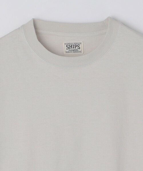 SHIPS / シップス Tシャツ | SHIPS: AUTHENTIC コットン スウェット ロングスリーブ Tシャツ | 詳細6