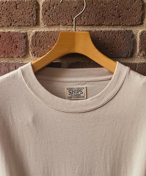 SHIPS / シップス Tシャツ | SHIPS: AUTHENTIC コットン スウェット ロングスリーブ Tシャツ | 詳細1