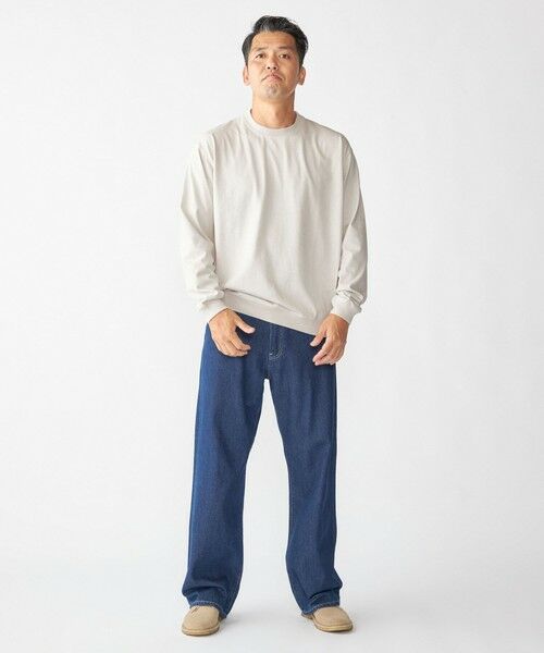 SHIPS / シップス Tシャツ | SHIPS: AUTHENTIC コットン スウェット ロングスリーブ Tシャツ | 詳細2