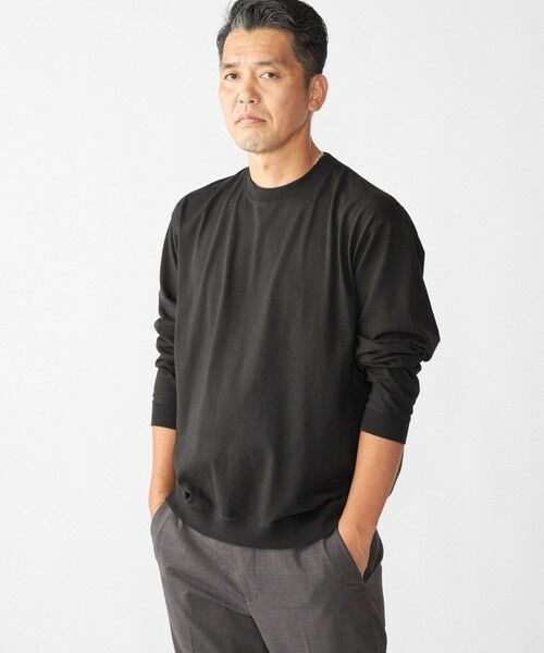 SHIPS / シップス Tシャツ | SHIPS: AUTHENTIC コットン スウェット ロングスリーブ Tシャツ | 詳細12