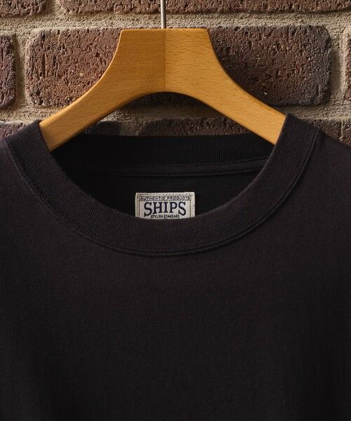 SHIPS / シップス Tシャツ | SHIPS: AUTHENTIC コットン スウェット ロングスリーブ Tシャツ | 詳細10