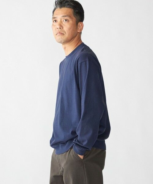 SHIPS / シップス Tシャツ | SHIPS: AUTHENTIC コットン スウェット ロングスリーブ Tシャツ | 詳細23