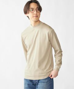 SHIPS / シップス Tシャツ | 【WEB限定】SHIPS: ポンチ モックネック ロングスリーブ Tシャツ