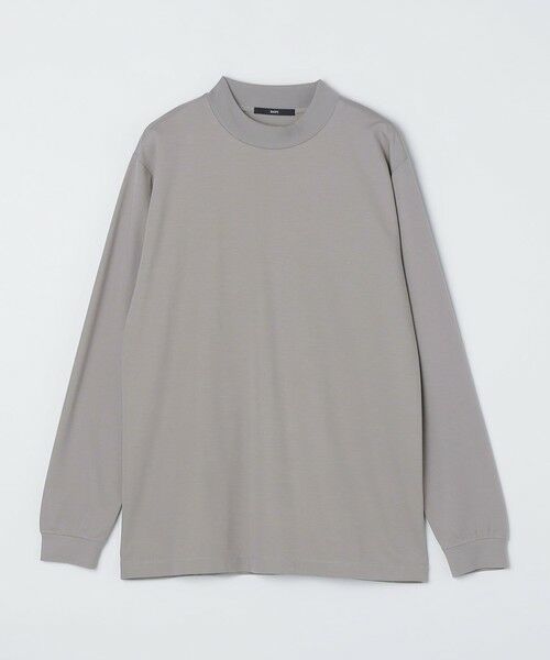 SHIPS / シップス Tシャツ | 【WEB限定】SHIPS: ポンチ モックネック ロングスリーブ Tシャツ | 詳細3