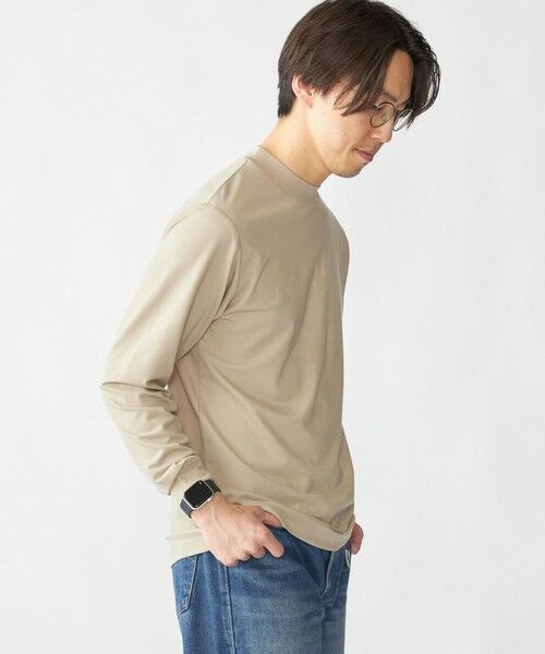 SHIPS / シップス Tシャツ | 【WEB限定】SHIPS: ポンチ モックネック ロングスリーブ Tシャツ | 詳細16