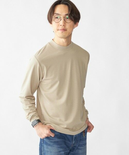 SHIPS / シップス Tシャツ | 【WEB限定】SHIPS: ポンチ モックネック ロングスリーブ Tシャツ | 詳細17