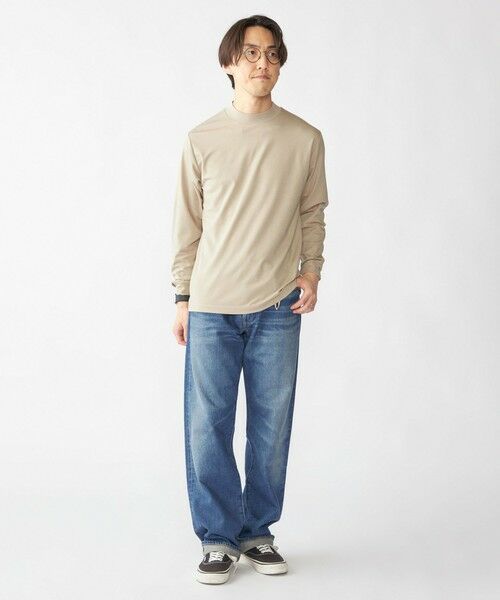 SHIPS / シップス Tシャツ | 【WEB限定】SHIPS: ポンチ モックネック ロングスリーブ Tシャツ | 詳細8