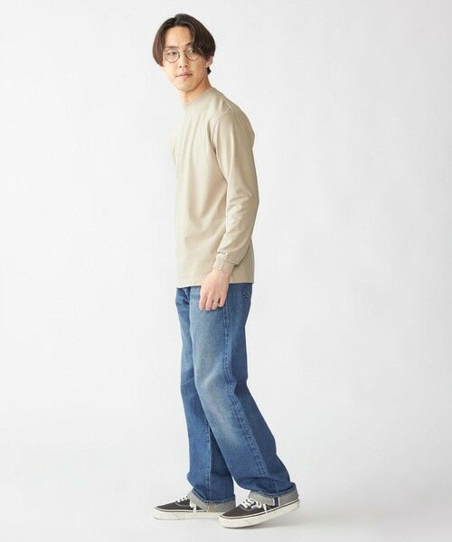 SHIPS / シップス Tシャツ | 【WEB限定】SHIPS: ポンチ モックネック ロングスリーブ Tシャツ | 詳細9