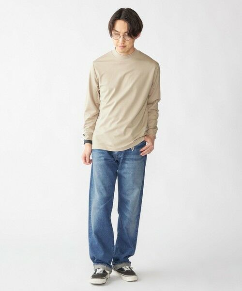 SHIPS / シップス Tシャツ | 【WEB限定】SHIPS: ポンチ モックネック ロングスリーブ Tシャツ | 詳細12