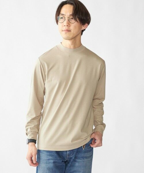 SHIPS / シップス Tシャツ | 【WEB限定】SHIPS: ポンチ モックネック ロングスリーブ Tシャツ | 詳細13