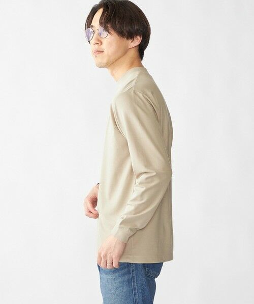 SHIPS / シップス Tシャツ | 【WEB限定】SHIPS: ポンチ モックネック ロングスリーブ Tシャツ | 詳細14