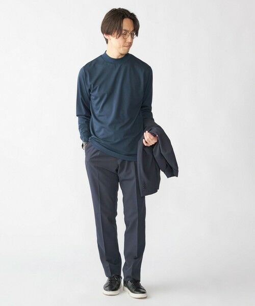 SHIPS / シップス Tシャツ | 【WEB限定】SHIPS: ポンチ モックネック ロングスリーブ Tシャツ | 詳細24