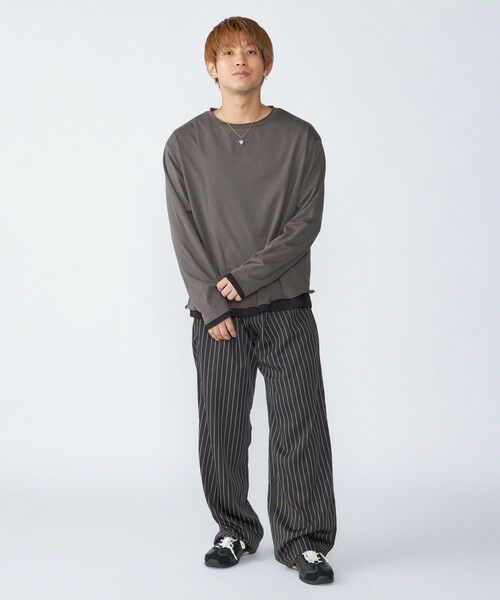 SHIPS / シップス Tシャツ | City Ambient Products: カットオフ リバーシブル ロングスリーブTシャツ(ロンT) | 詳細18