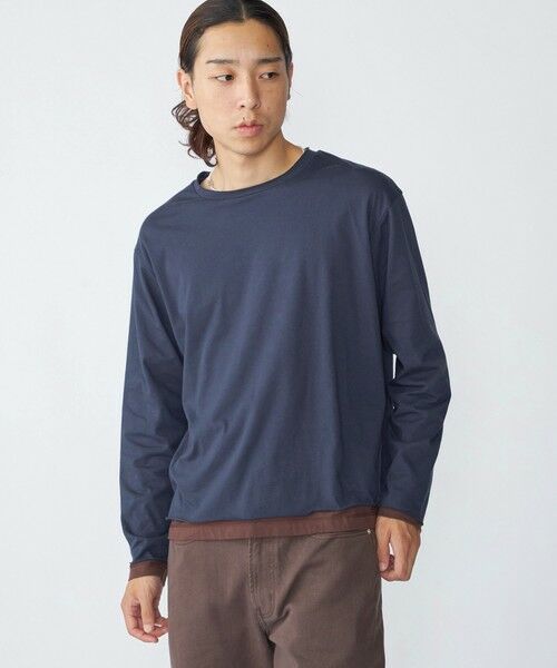 SHIPS / シップス Tシャツ | City Ambient Products: カットオフ リバーシブル ロングスリーブTシャツ(ロンT) | 詳細28