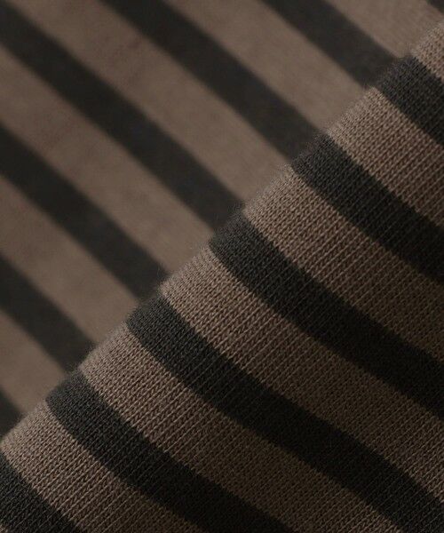 SHIPS / シップス Tシャツ | 【WEB限定】SHIPS: バスク ボーダー ボートネック ワンポイントワッペン ロングスリーブ Tシャツ | 詳細16