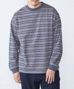 SHIPS / シップス Tシャツ | 【SHIPS別注】AIRTOWNE: マルチ ボーダー ロングスリーブ Tシャツ