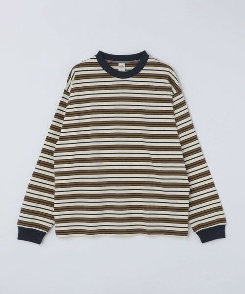 SHIPS / シップス Tシャツ | 【SHIPS別注】AIRTOWNE: マルチ ボーダー ロングスリーブ Tシャツ | 詳細3