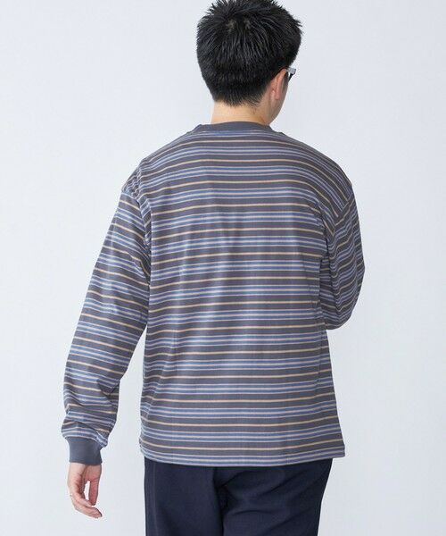 SHIPS / シップス Tシャツ | 【SHIPS別注】AIRTOWNE: マルチ ボーダー ロングスリーブ Tシャツ | 詳細17