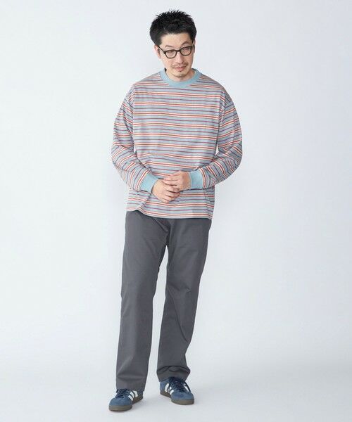 SHIPS / シップス Tシャツ | 【SHIPS別注】AIRTOWNE: マルチ ボーダー ロングスリーブ Tシャツ | 詳細21