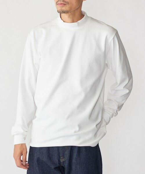 SHIPS / シップス Tシャツ | SHIPS: ソフト スムース ロングスリーブ(オフホワイト)