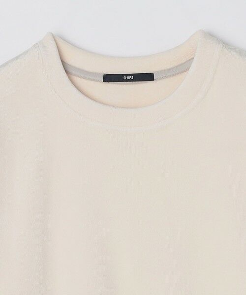 SHIPS / シップス Tシャツ | SHIPS: 〈手洗い可能〉ライト トリコット コーデュロイ クルーネック | 詳細5