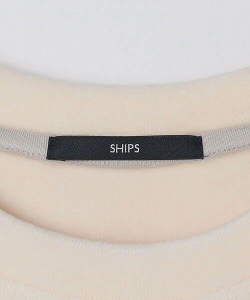 SHIPS / シップス Tシャツ | SHIPS: 〈手洗い可能〉ライト トリコット コーデュロイ クルーネック | 詳細6