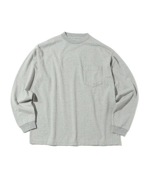 SHIPS / シップス シャツ・ブラウス | Southwick Gate Labe: BO`SUN ネック 長袖Tシャツ(グレー)