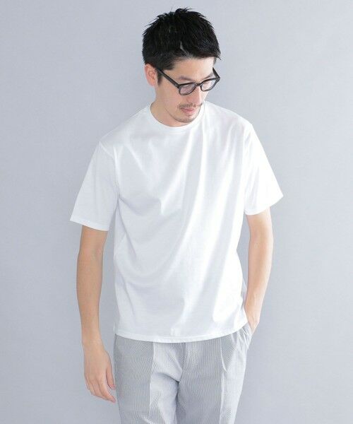 SHIPS / シップス シャツ・ブラウス | SHIPS: ALBINI クルーネック 無地 Tシャツ | 詳細1