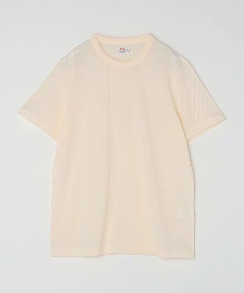 SHIPS / シップス Tシャツ | HAULIER: MARVIN MESH TEE(ナチュラル)