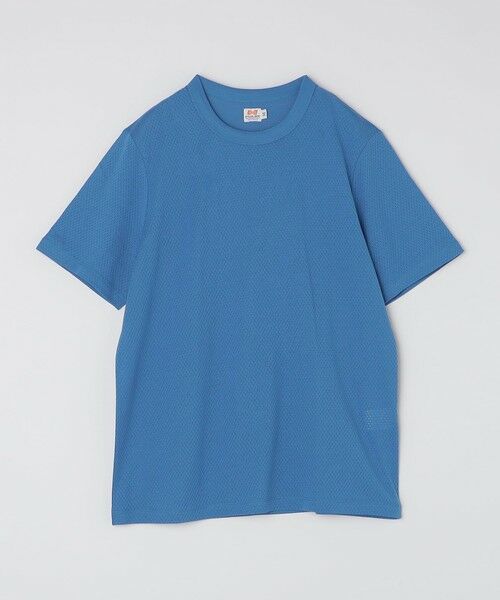 SHIPS / シップス Tシャツ | HAULIER: MARVIN MESH TEE(ブルー系)