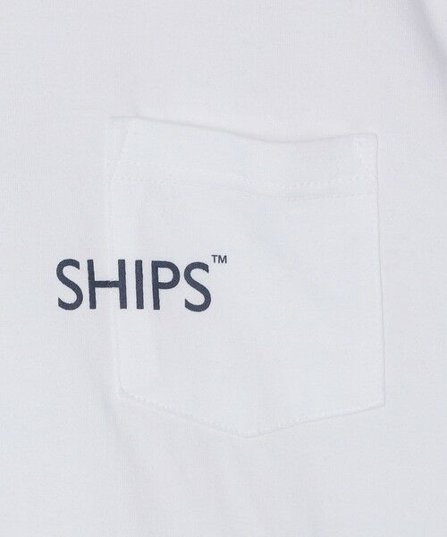 SHIPS / シップス Tシャツ | 【WEB限定】SHIPS: SHIPSロゴ プリント ポケット Tシャツ | 詳細11