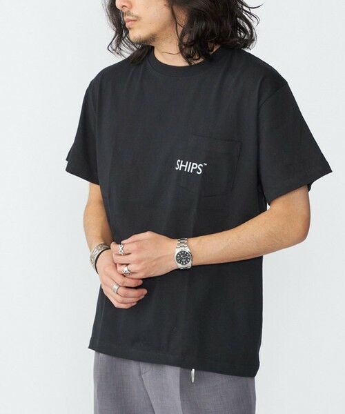 SHIPS / シップス Tシャツ | 【WEB限定】SHIPS: SHIPSロゴ プリント ポケット Tシャツ | 詳細23