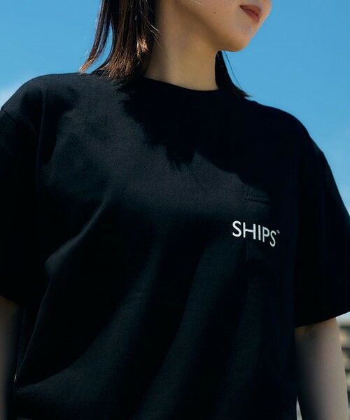 SHIPS / シップス Tシャツ | 【WEB限定】SHIPS: SHIPSロゴ プリント ポケット Tシャツ | 詳細16