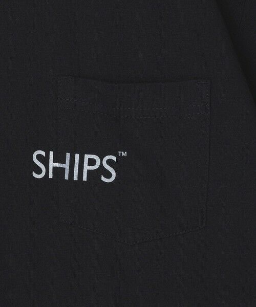 SHIPS / シップス Tシャツ | 【WEB限定】SHIPS: SHIPSロゴ プリント ポケット Tシャツ | 詳細30
