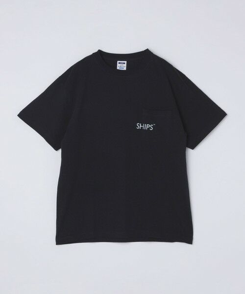SHIPS / シップス Tシャツ | 【WEB限定】SHIPS: SHIPSロゴ プリント ポケット Tシャツ | 詳細30