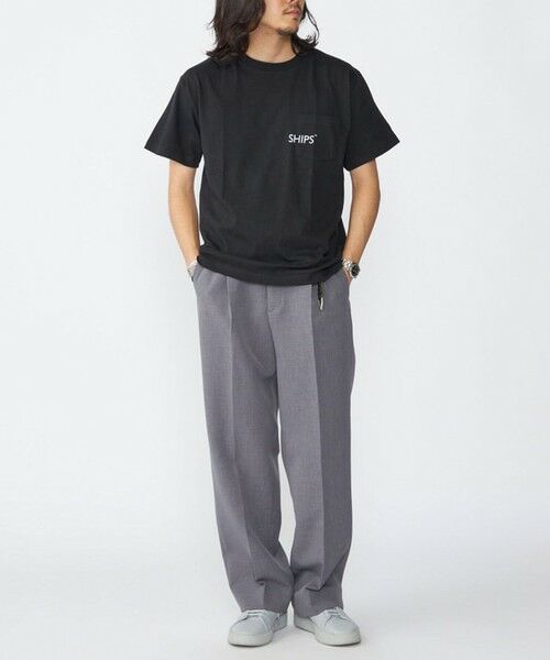 SHIPS / シップス Tシャツ | 【WEB限定】SHIPS: SHIPSロゴ プリント ポケット Tシャツ | 詳細17