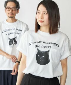 SHIPS / シップス Tシャツ | 【WEB限定/SHIPS別注】Regency Works: キャット ポケット Tシャツ