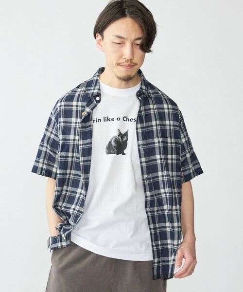 SHIPS / シップス Tシャツ | 【WEB限定/SHIPS別注】Regency Works: キャット ポケット Tシャツ | 詳細3