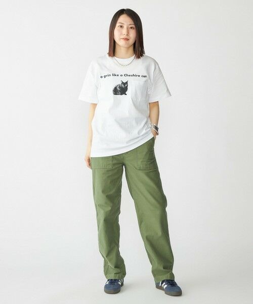 SHIPS / シップス Tシャツ | 【WEB限定/SHIPS別注】Regency Works: キャット ポケット Tシャツ | 詳細1