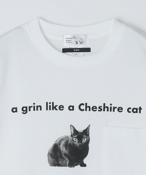 SHIPS / シップス Tシャツ | 【WEB限定/SHIPS別注】Regency Works: キャット ポケット Tシャツ | 詳細7