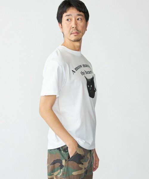 SHIPS / シップス Tシャツ | 【WEB限定/SHIPS別注】Regency Works: キャット ポケット Tシャツ | 詳細23
