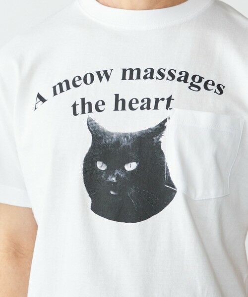SHIPS / シップス Tシャツ | 【WEB限定/SHIPS別注】Regency Works: キャット ポケット Tシャツ | 詳細25