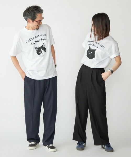 SHIPS / シップス Tシャツ | 【WEB限定/SHIPS別注】Regency Works: キャット ポケット Tシャツ | 詳細28