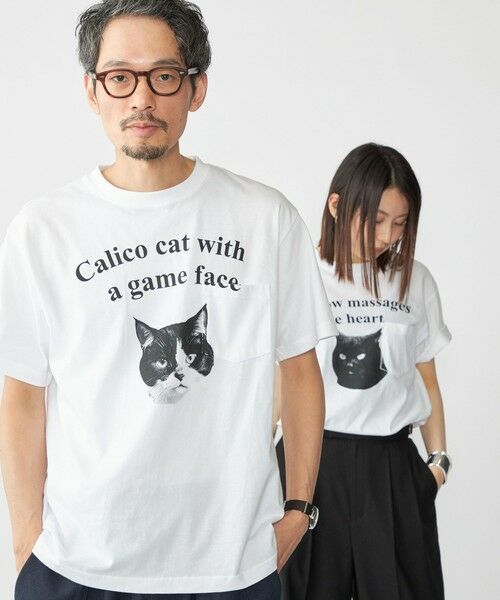 SHIPS / シップス Tシャツ | 【WEB限定/SHIPS別注】Regency Works: キャット ポケット Tシャツ | 詳細29