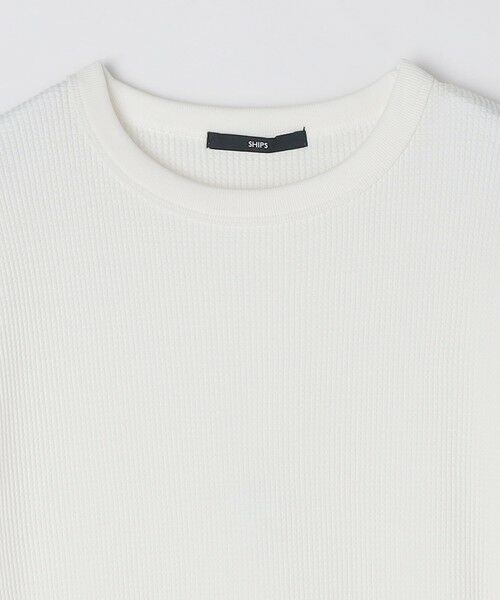 SHIPS / シップス Tシャツ | SHIPS: ベーシック ワッフル ショートスリーブ Tシャツ | 詳細3