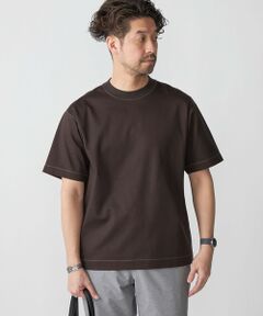 SHIPS / シップス Tシャツ | SHIPS: クルーネック ハイゲージ ダンボールニットTシャツ ライト