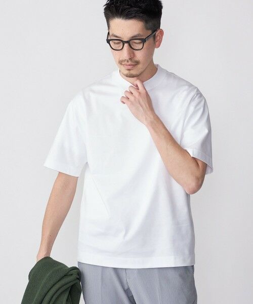 SHIPS / シップス Tシャツ | SHIPS: クルーネック ハイゲージ ダンボールニットTシャツ ライト | 詳細3