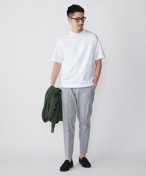 SHIPS / シップス Tシャツ | SHIPS: クルーネック ハイゲージ ダンボールニットTシャツ ライト | 詳細4