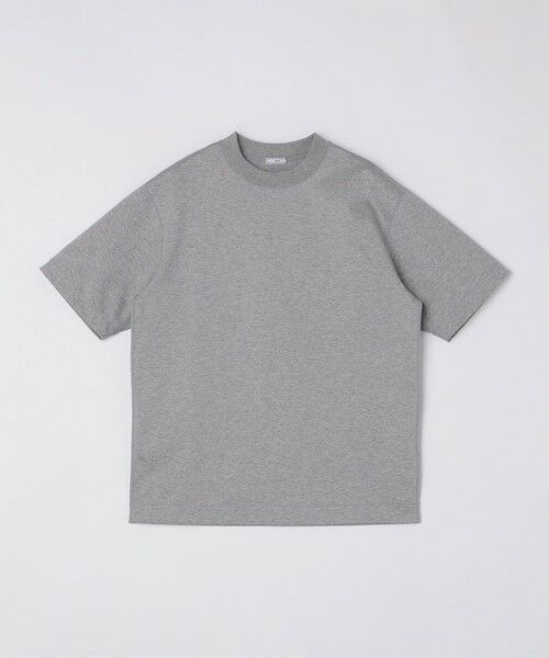 SHIPS / シップス Tシャツ | SHIPS: クルーネック ハイゲージ ダンボールニットTシャツ ライト(グレー)
